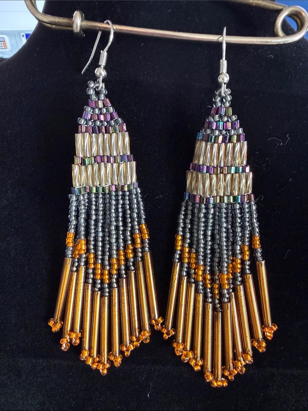 Women’s Boho Seed Bead Glass Earrings